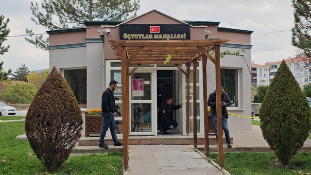 Çorum'da mahalle muhtarlığına silahla saldıran kişi yakalandı