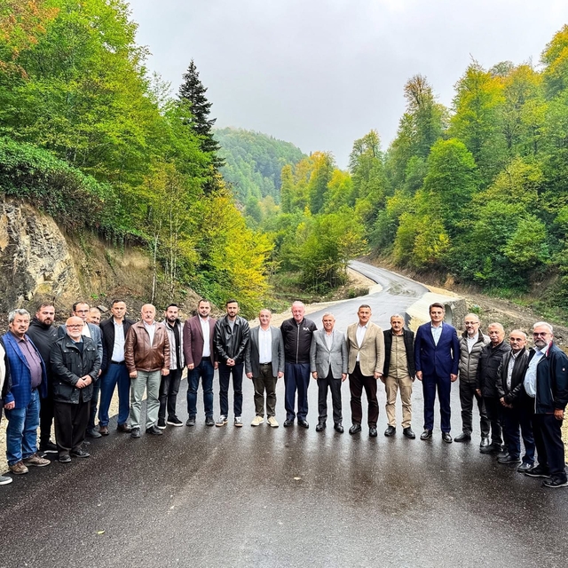 Sinop Milletvekili Maviş, Türkeli ilçesindeki grup yolunu inceledi