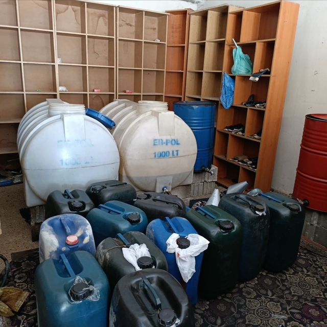 Van'da 1200 litre akaryakıt ele geçirildi