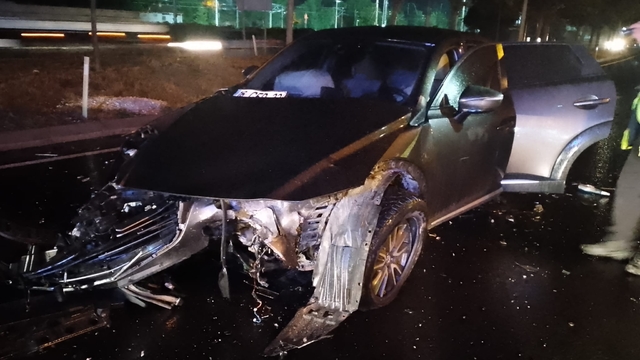 Bilecik'te iki otomobilin çarpıştığı kazada 2 kişi yaralandı