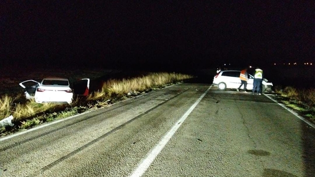 Tekirdağ'da iki otomobilin çarpıştığı kazada 4 kişi yaralandı