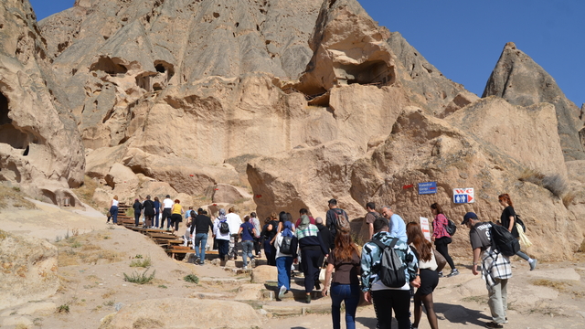 Selime Katedrali'nde sonbahar yoğunluğu