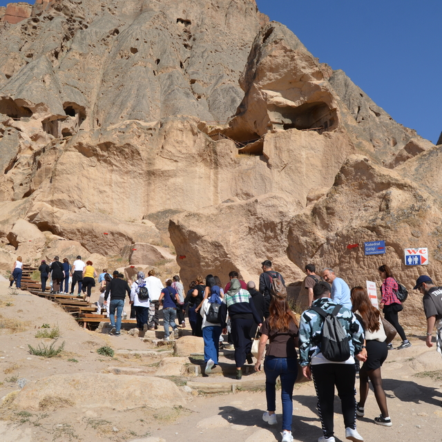 Selime Katedrali'nde sonbahar yoğunluğu