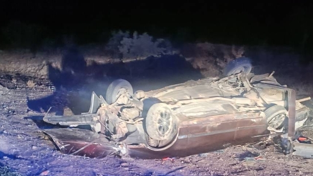 Çankırı'da şarampole devrilen otomobildeki 4 kişi yaralandı