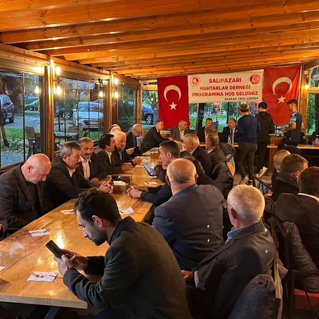 Salıpazarı'nda Muhtarlar Günü kutlandı