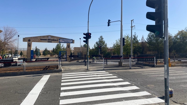 Batman'da kademeli yaya geçidi uygulaması başlatıldı