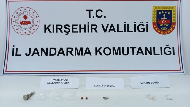 Kırşehir'de uyuşturucu operasyonlarında 3 şüpheli yakalandı