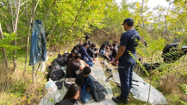 İzmir'de 66 düzensiz göçmen yakalandı, 29 düzensiz göçmen kurtarıldı