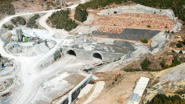 Karadeniz'i İç Anadolu'ya bağlayacak Geminbeli Tüneli'nde geri sayım