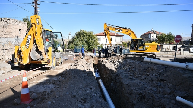 Başkan Büyükkılıç, Yemliha'daki KASKİ yatırım çalışmalarını inceledi