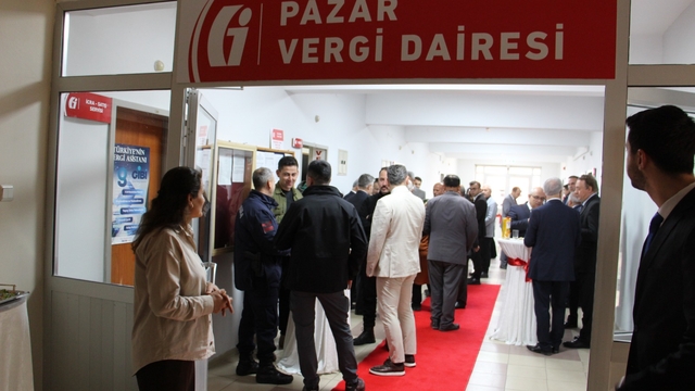 Pazar ilçesinde vergi dairesi açıldı