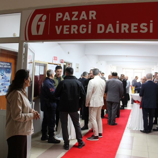 Pazar ilçesinde vergi dairesi açıldı