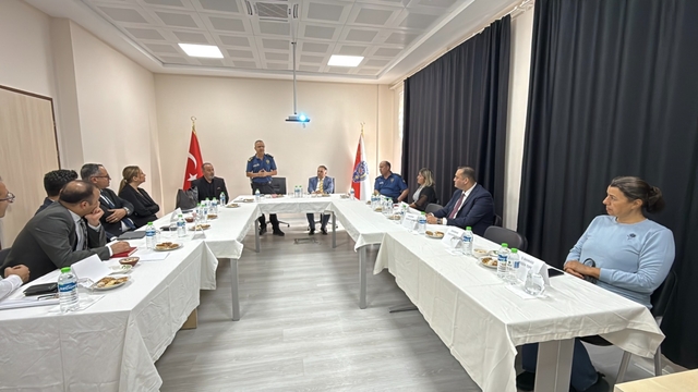 Anamur ilçesinde asayiş değerlendirme toplantısı yapıldı