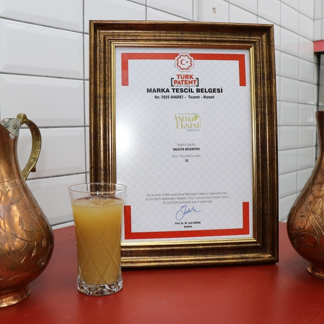 Şanlıurfa'nın geleneksel içeceği "Asma Ekşisi" tescillendi