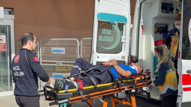 Tekirdağ'da yüksekten düşen 2 işçi yaralandı