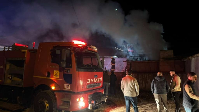 Konya'da müstakil evde çıkan yangın söndürüldü