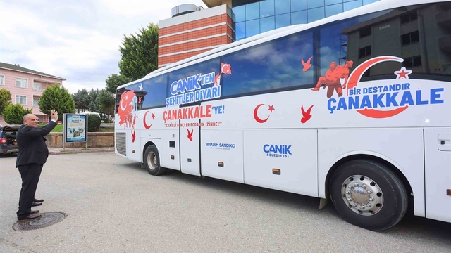 Canik'te öğrencilere Çanakkale gezisi düzenleniyor