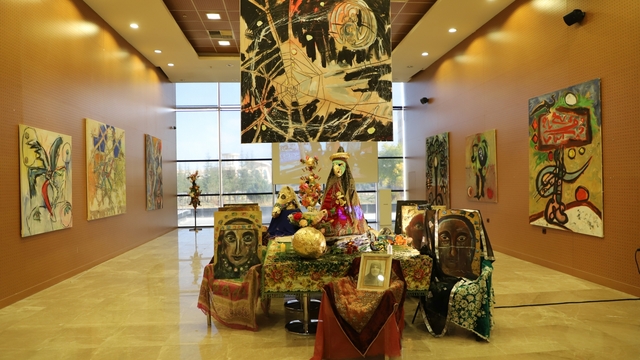 Nevşehir'de Almut Wegner'in 'Kök ve Kozmos' sergisi açıldı