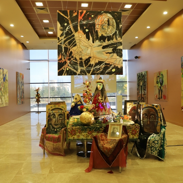 Nevşehir'de Almut Wegner'in 'Kök ve Kozmos' sergisi açıldı