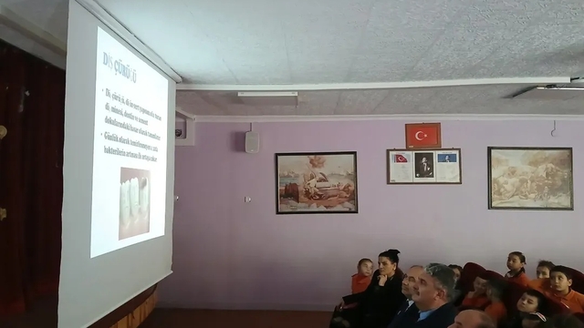 Küre'de ağız ve diş sağlığı eğitimi verildi