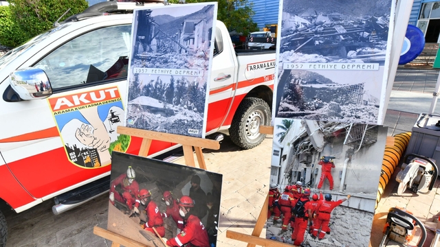 Fethiye'de vatandaşlar için afet bilinci standı kuruldu