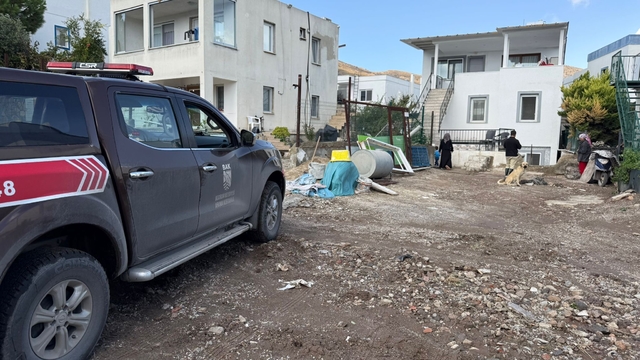 Bodrum'da sağanak etkili oldu