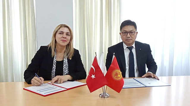 KLÜ Rektörü Ak, Kırgızistan'da ziyaretlerde bulundu