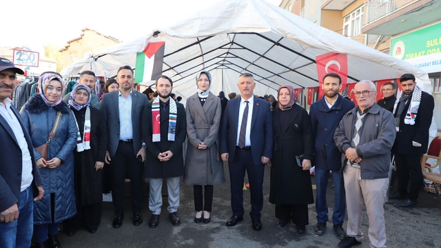 Sulusaray'da Filistin yararına kermes düzenlendi