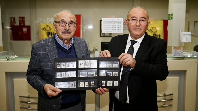 PTT, Giresun'da 185. müşterisine pul kataloğu hediye etti