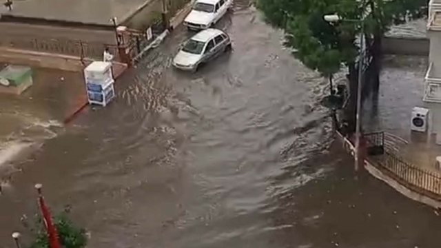 Aydın'da sağanak etkili oldu