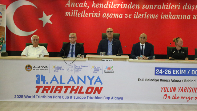 34. Alanya Triatlon Yarışları'nda heyecan başlıyor