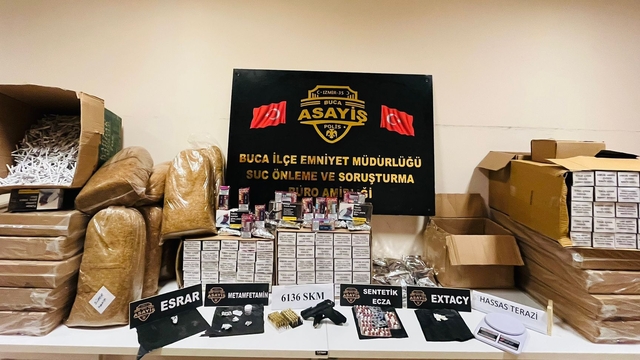 İzmir'de uyuşturucu ve kaçakçılık operasyonunda 1 şüpheli yakalandı