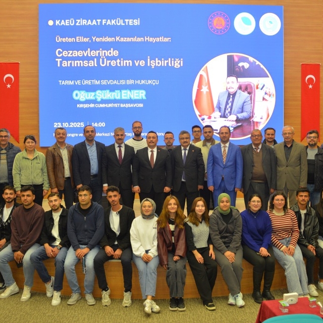 Kırşehir Cumhuriyet Başsavcısı Ener, üniversite öğrencileriyle buluştu