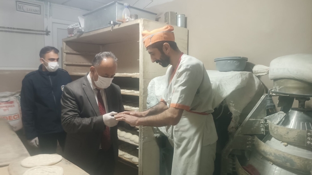 Hakkari'de fırınlar denetlendi