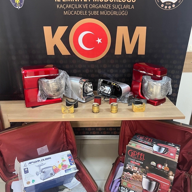 Nevşehir'de 61 kilo 121 gram kaçak altın ele geçirildi