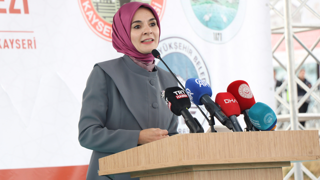 Aile ve Sosyal Hizmetler Bakanı Göktaş, Kayseri'de konuştu: