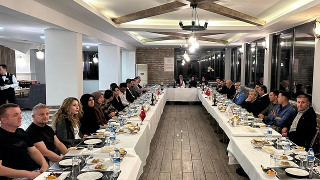 Ladik Kaymakam Vekili Özbalta için veda yemeği düzenlendi