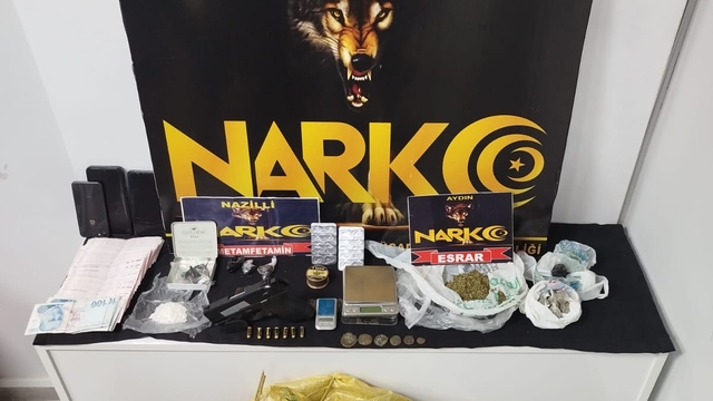 Aydın'da uyuşturucu operasyonunda yakalanan 2 zanlı tutuklandı