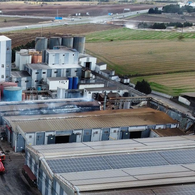 Edirne'de yağ fabrikasında patlama; 1 yaralı
