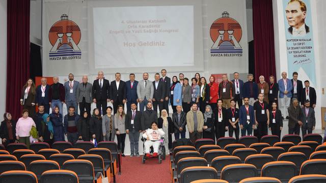 Samsun'da 4. Uluslararası Orta Karadeniz Engelli ve Yaşlı Sağlığı Kongresi başladı