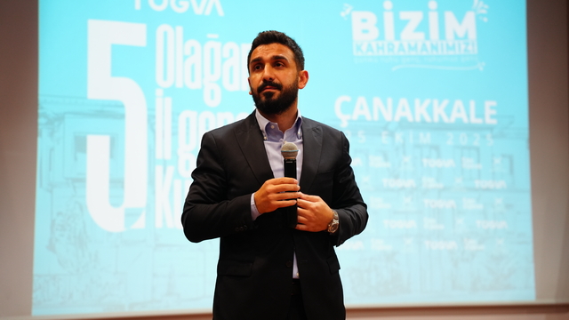 Çanakkale'de TÜGVA 5. Olağan İl Genel Kurulu yapıldı