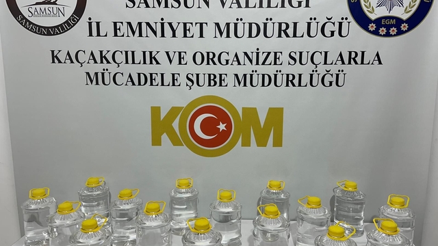 Samsun'da kaçakçılık operasyonunda 2 zanlı yakalandı