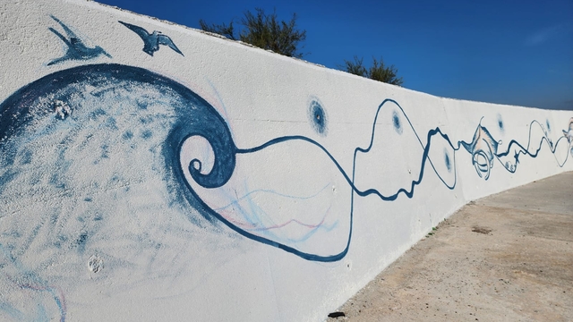 Çanakkale'deki Kumkale Limanı renklendirildi