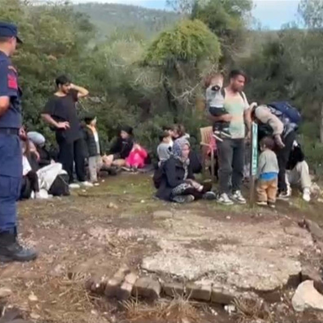 Milas'ta 74 kaçak göçmen yakalandı