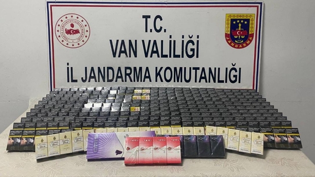 Van'da 1859 paket kaçak sigara ele geçirildi