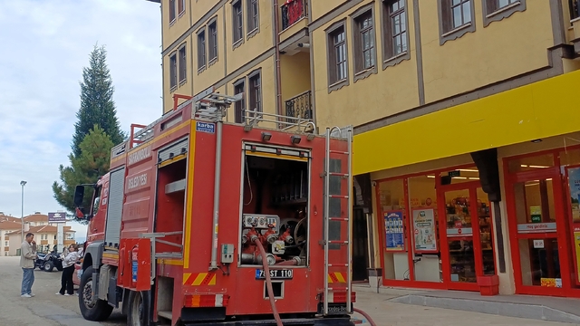 Karabük'te bodrum katta çıkan yangın söndürüldü