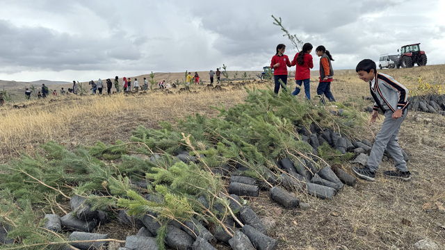 Sigarayı bırakan emekli işçi "fidan" projesiyle topluma nefes olmaya çalışıyor