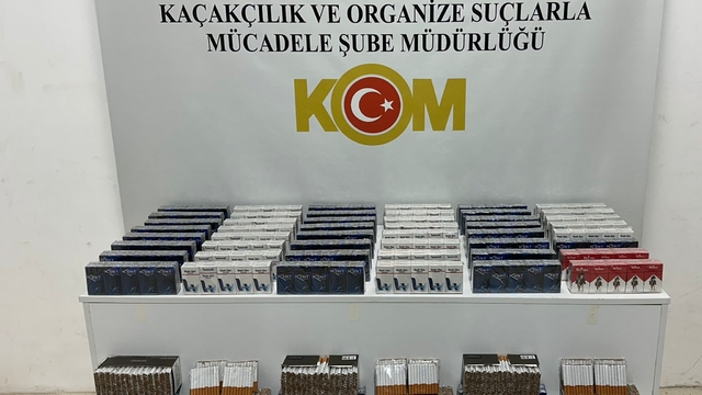 Samsun'da 19 bin 300 dolu makaron ele geçirildi