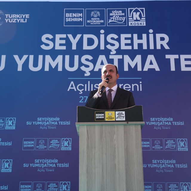 Seydişehir'de Çaltepesi Su Yumuşatma Tesisi'nin açılışı yapıldı