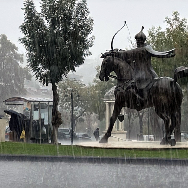 Tekirdağ'da sağanak etkili oldu